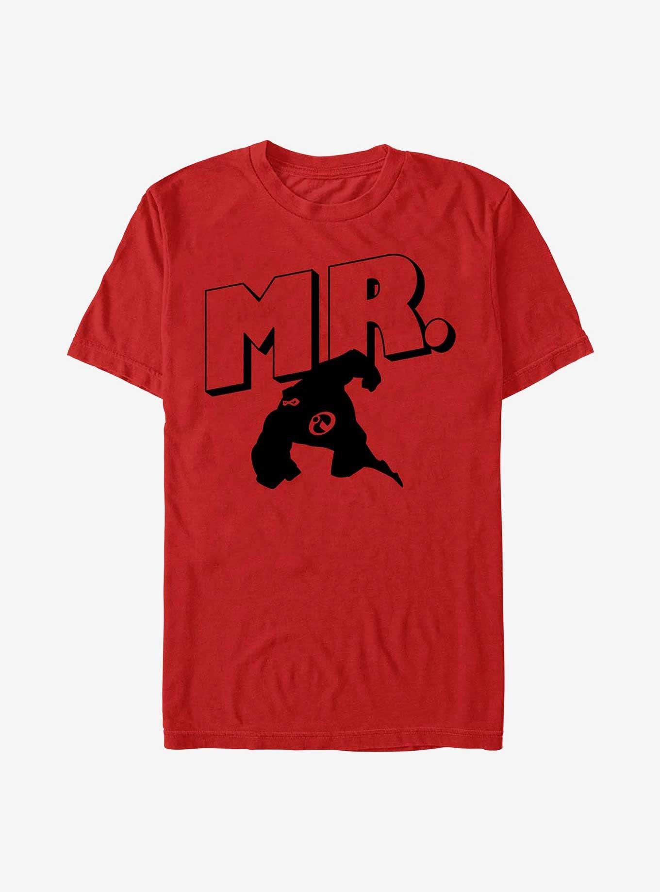 Disney Pixar The Incredibles Mr. Incredible Shadow T-Shirt, RED, hi-res