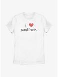 Paul Frank I Heart Paul Frank Womens T-Shirt, WHITE, hi-res