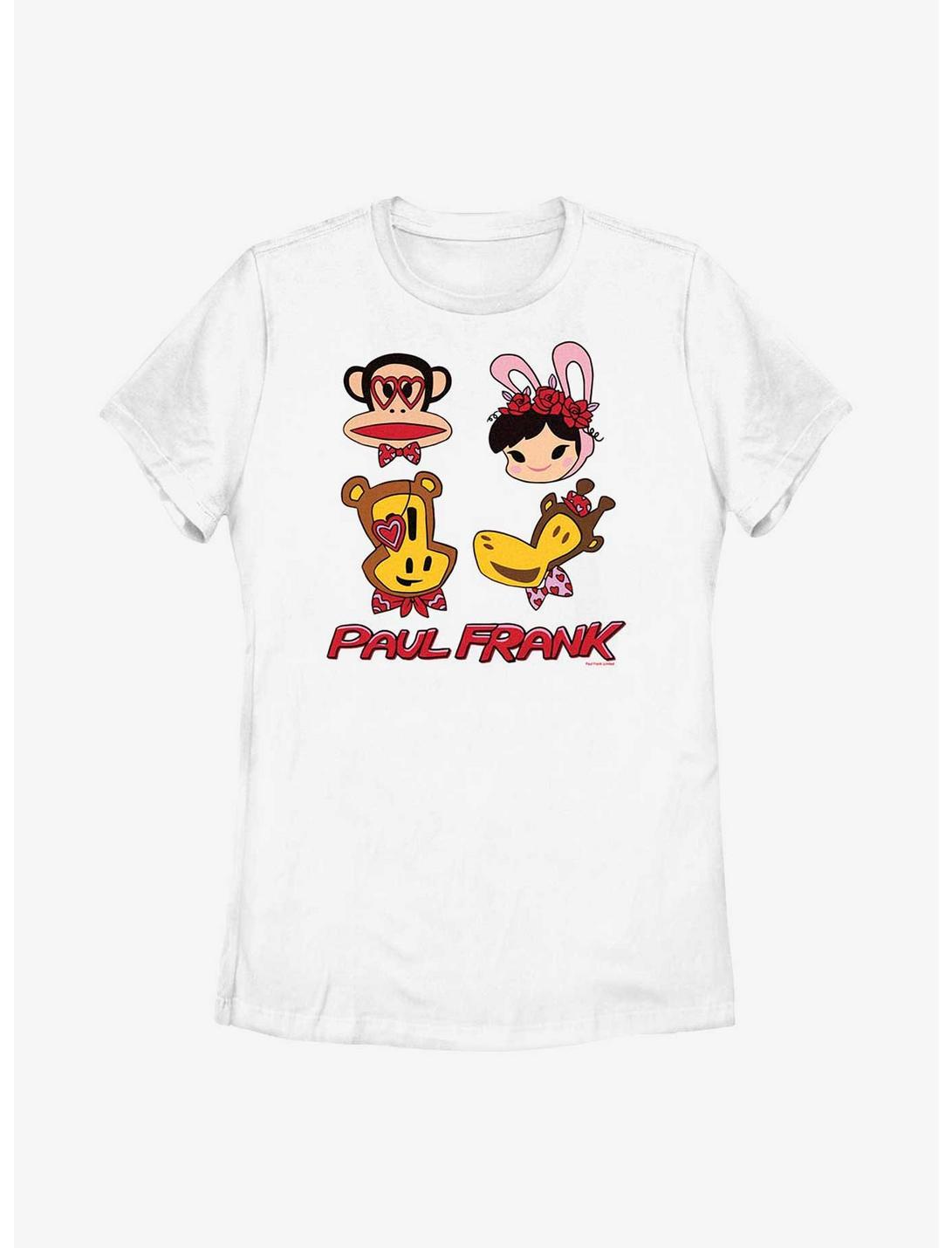Paul Frank Valentine's Characters Womens T-Shirt, WHITE, hi-res