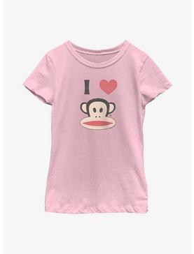 Paul Frank I Heart Monkey Youth Girls T-Shirt, , hi-res