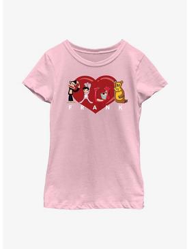 Paul Frank Love Frank Characters Youth Girls T-Shirt, , hi-res