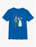 Disney Tinker Bell Peter & Wendy Kiss Youth T-Shirt, ROYAL, hi-res