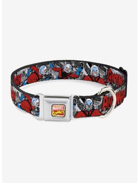 Plus Size Marvel Avengers Classic Ant Man 3 Seatbelt Buckle Pet Collar, , hi-res