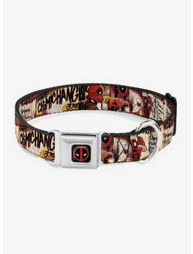 Marvel Deadpool Dynamite Chimichanga Seatbelt Buckle Pet Collar, , hi-res