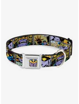 Marvel Avengers Thanos Comic Scene Seatbelt Buckle Pet Collar, , hi-res