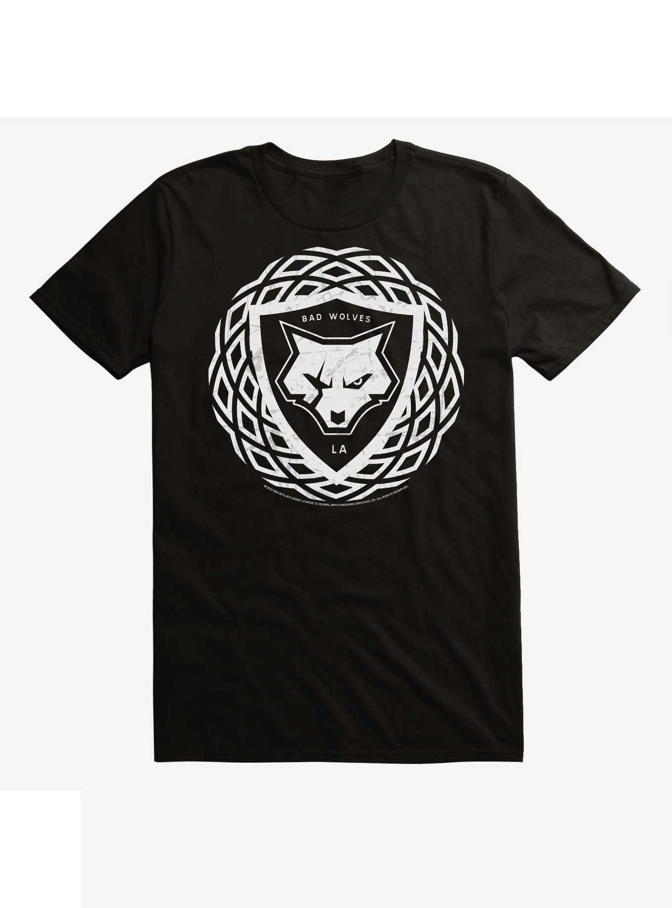 Bad Wolves Wolf Logo T-Shirt, , hi-res
