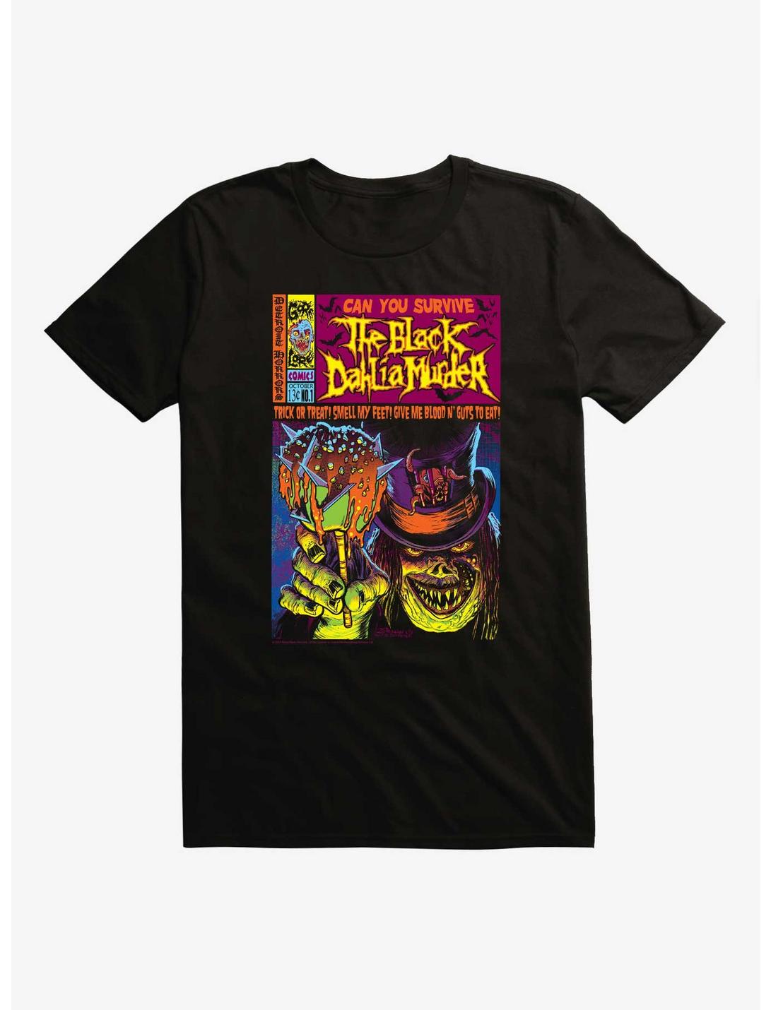 The Black Dahlia Murder Gore Lore Comics T-Shirt, BLACK, hi-res