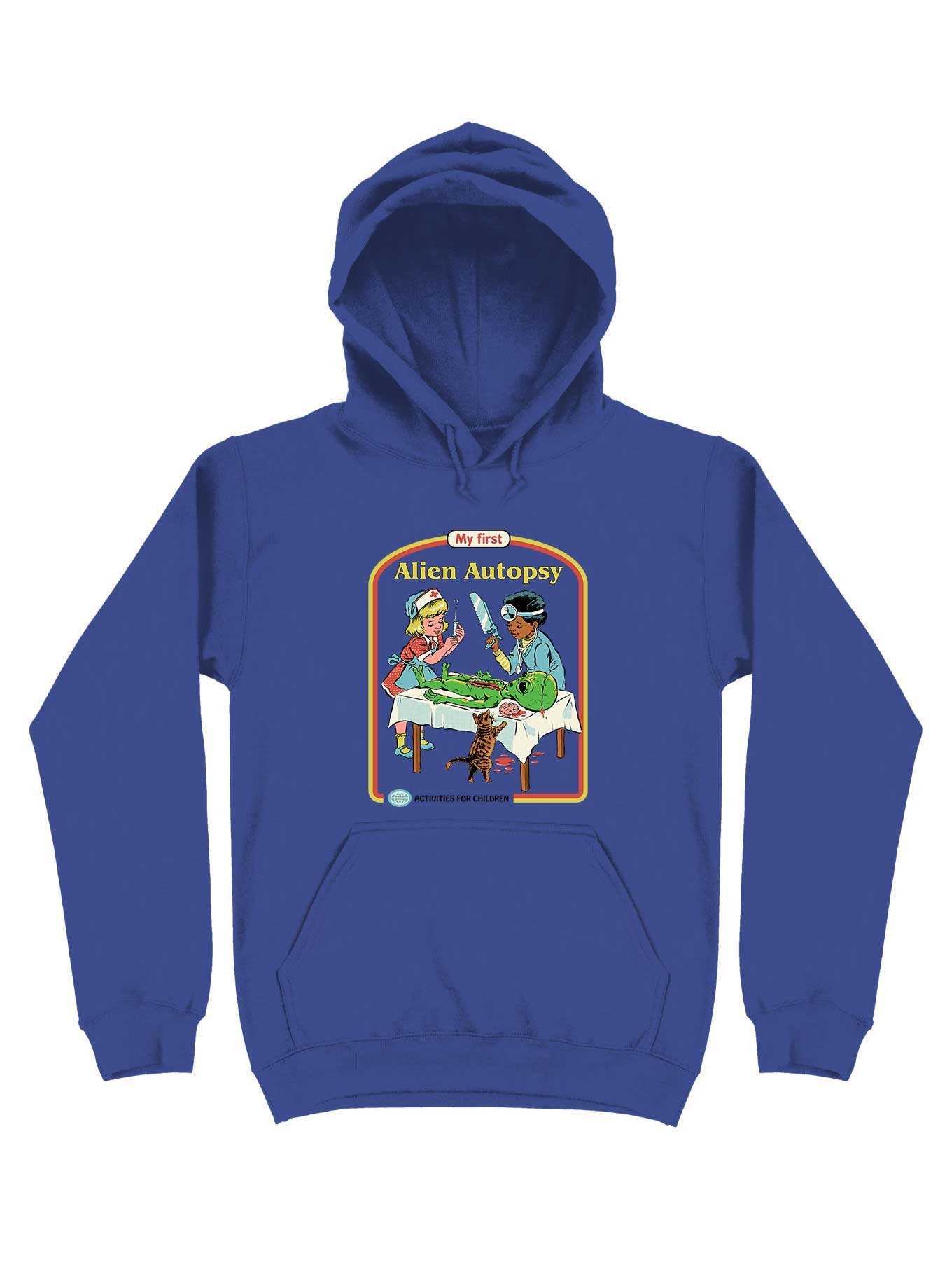 My First Alien Autopsy Hoodie By Steven Rhodes, , hi-res