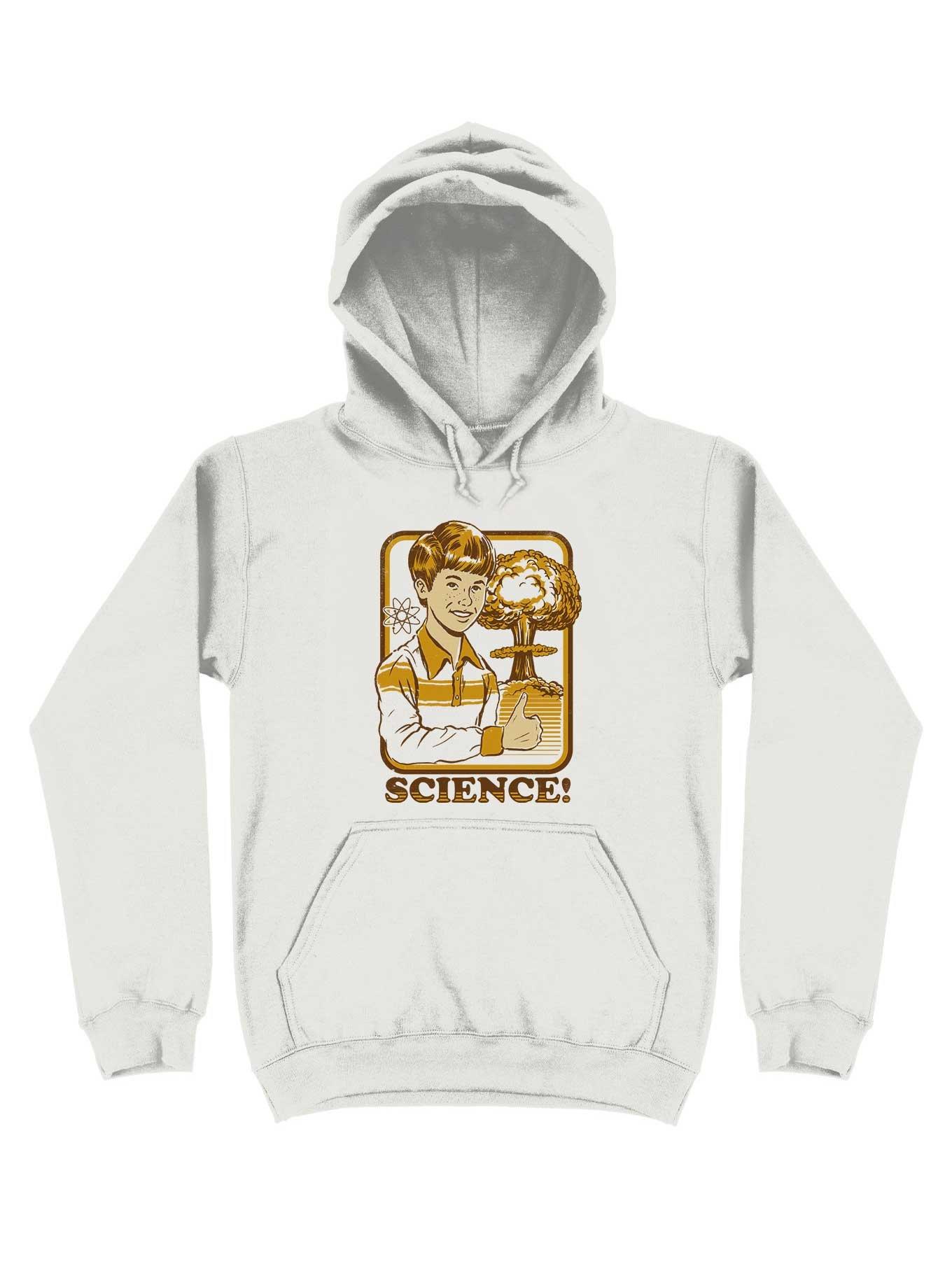 SCIENCE! Variant 2 Hoodie By Steven Rhodes, WHITE, hi-res