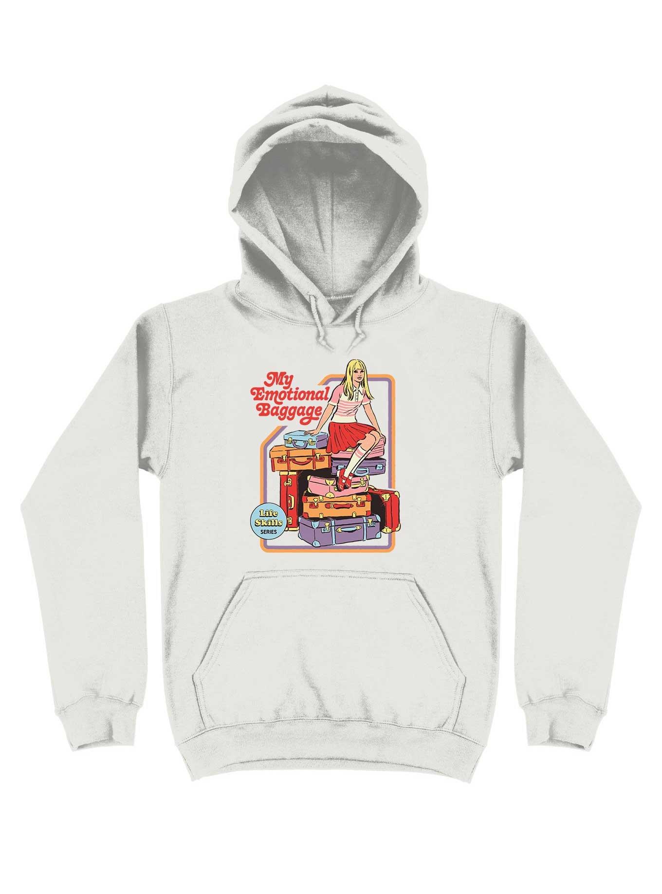 My Emotional Baggage Hoodie By Steven Rhodes WHITE Hot Topic