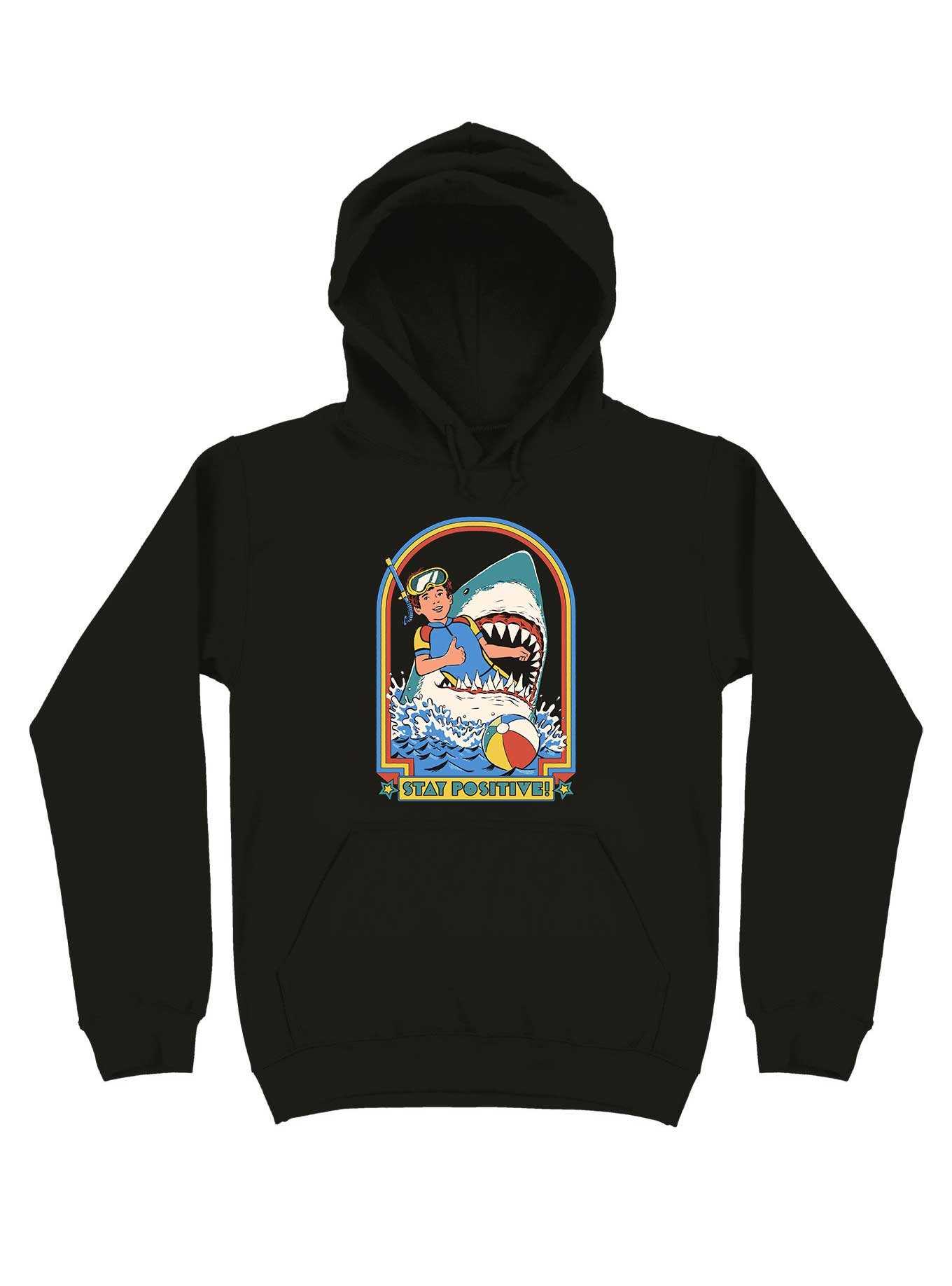 Stay Positive Hoodie By Steven Rhodes, , hi-res