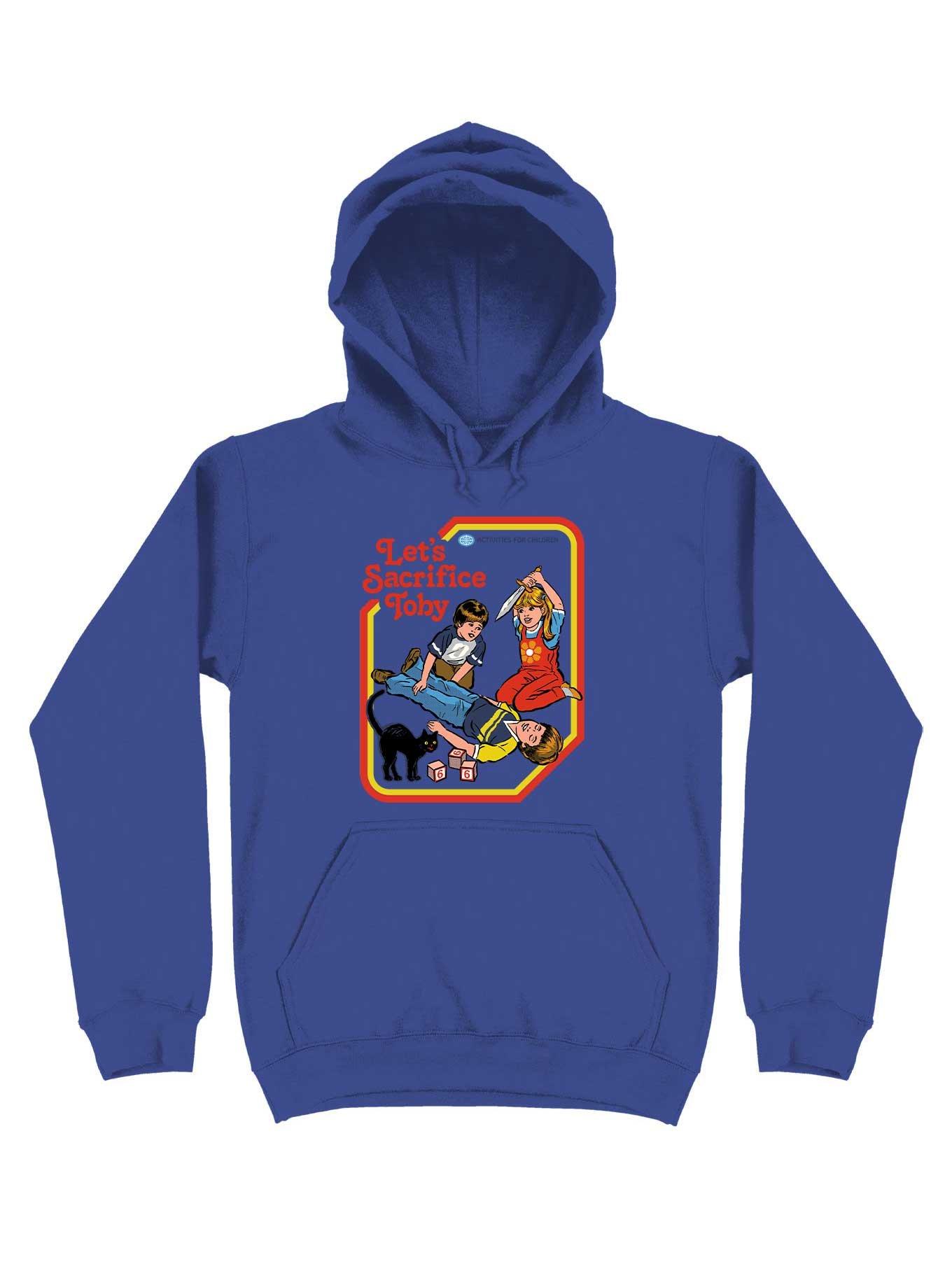 Let s Sacrifice Toby Hoodie By Steven Rhodes BLUE Hot Topic