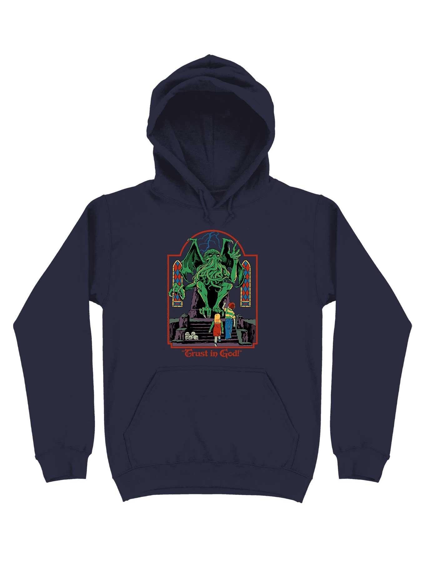 Trust in God Hoodie By Steven Rhodes, NAVY, hi-res