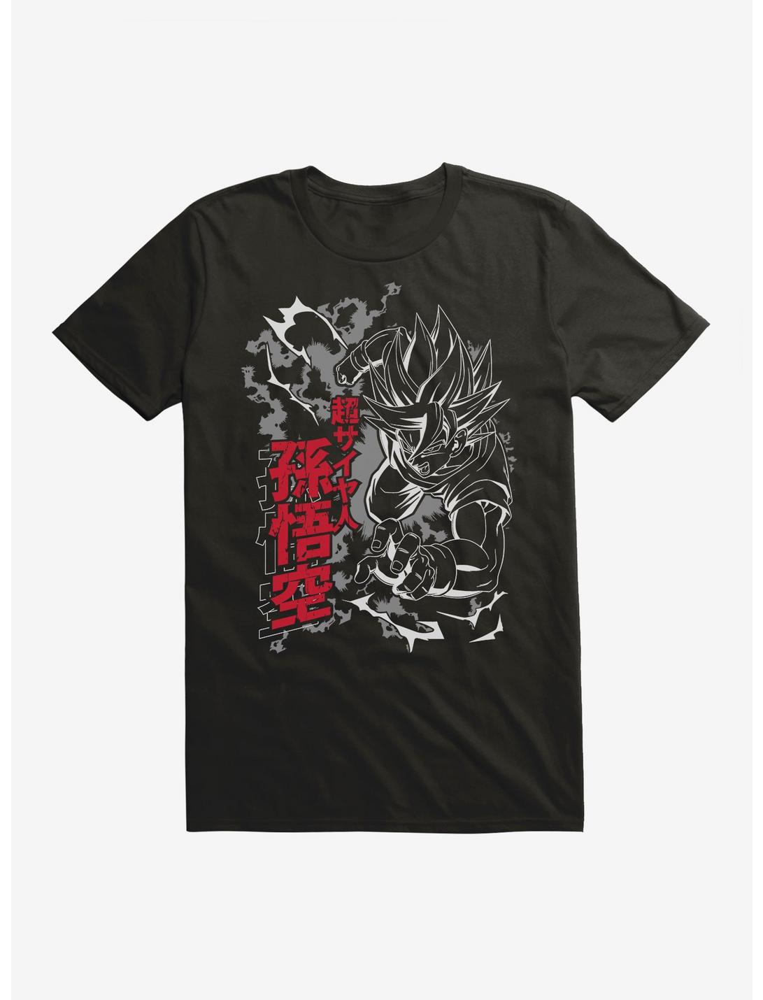 Dragon Ball Z Flying Attack T-Shirt, BLACK, hi-res