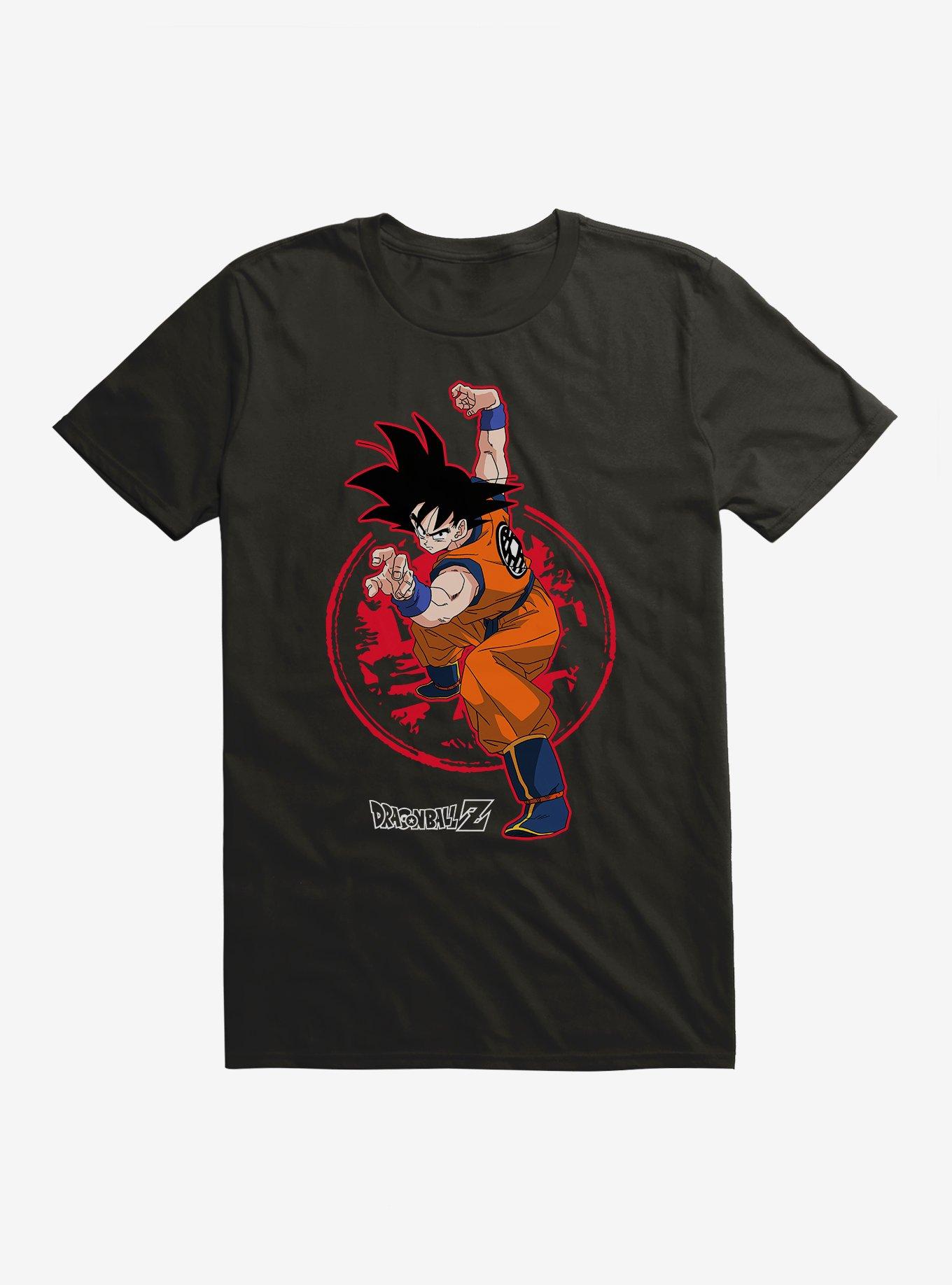 Dragon Ball Z Goku Fight Stance T-Shirt, BLACK, hi-res