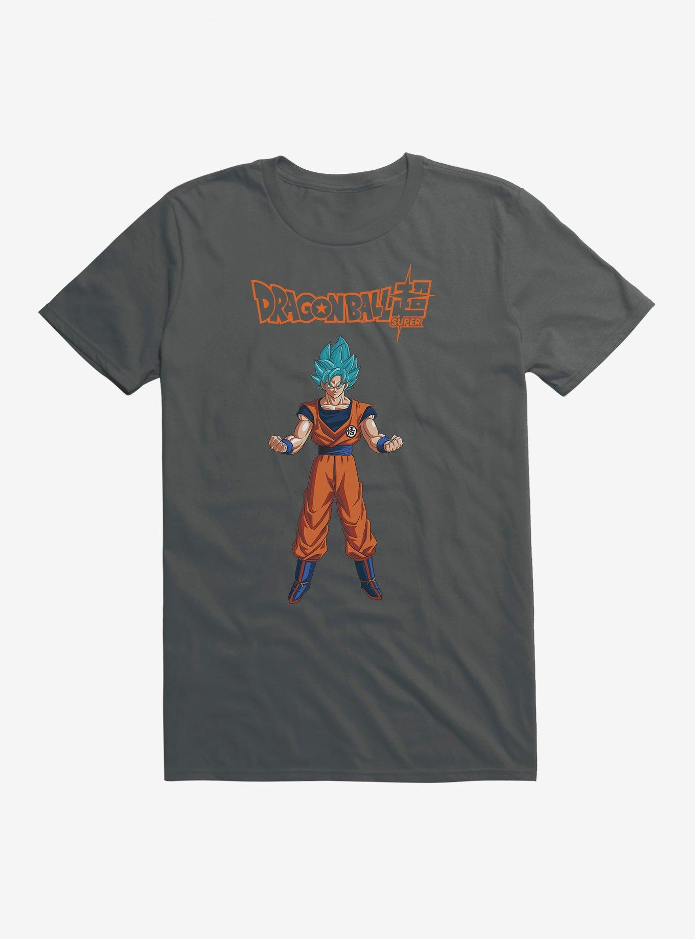 Dragon Ball Super Super Saiyan Blue Goku T-Shirt, CHARCOAL, hi-res