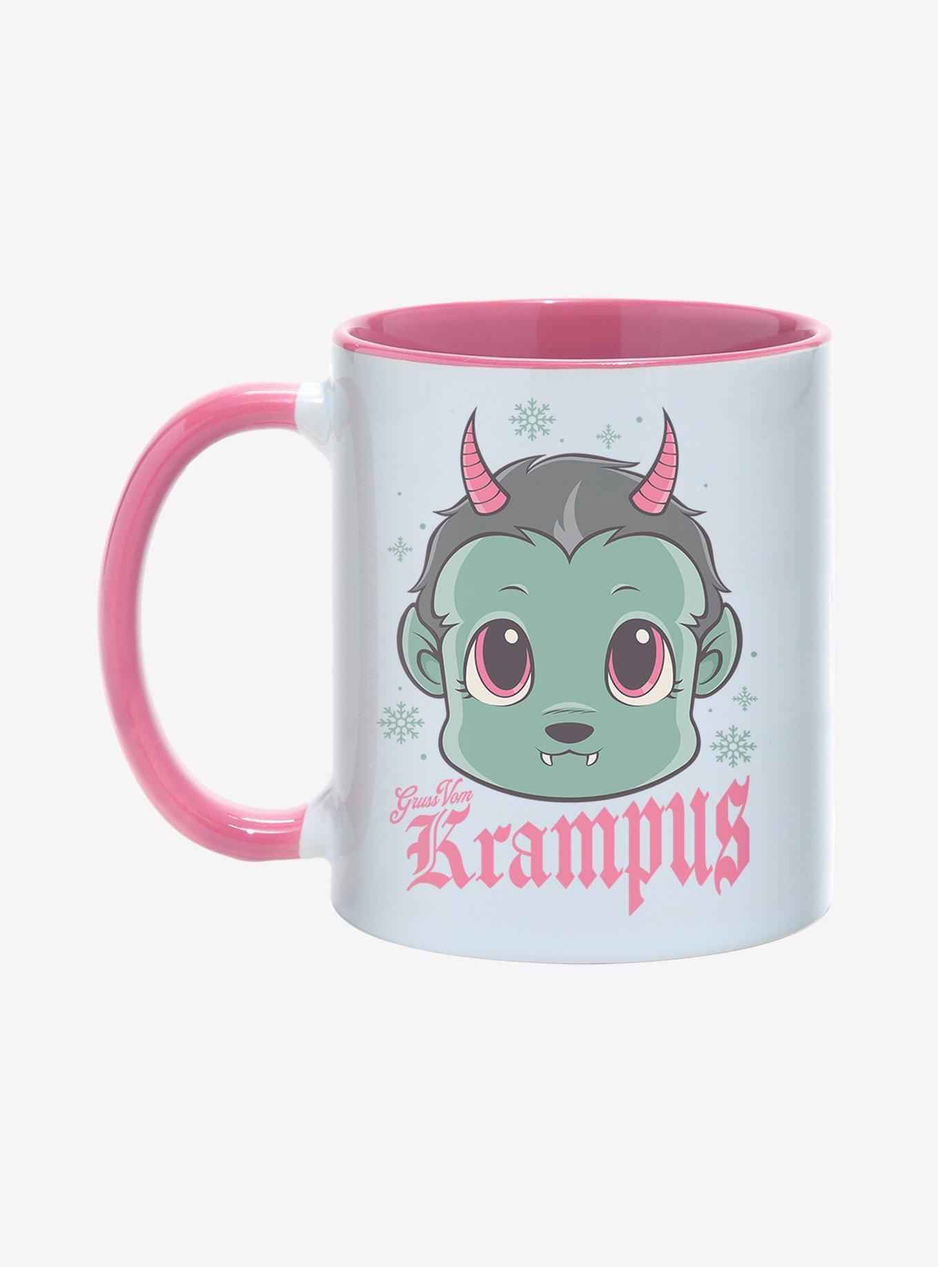 Krampus Chibi Holiday Greetings Mug, , hi-res