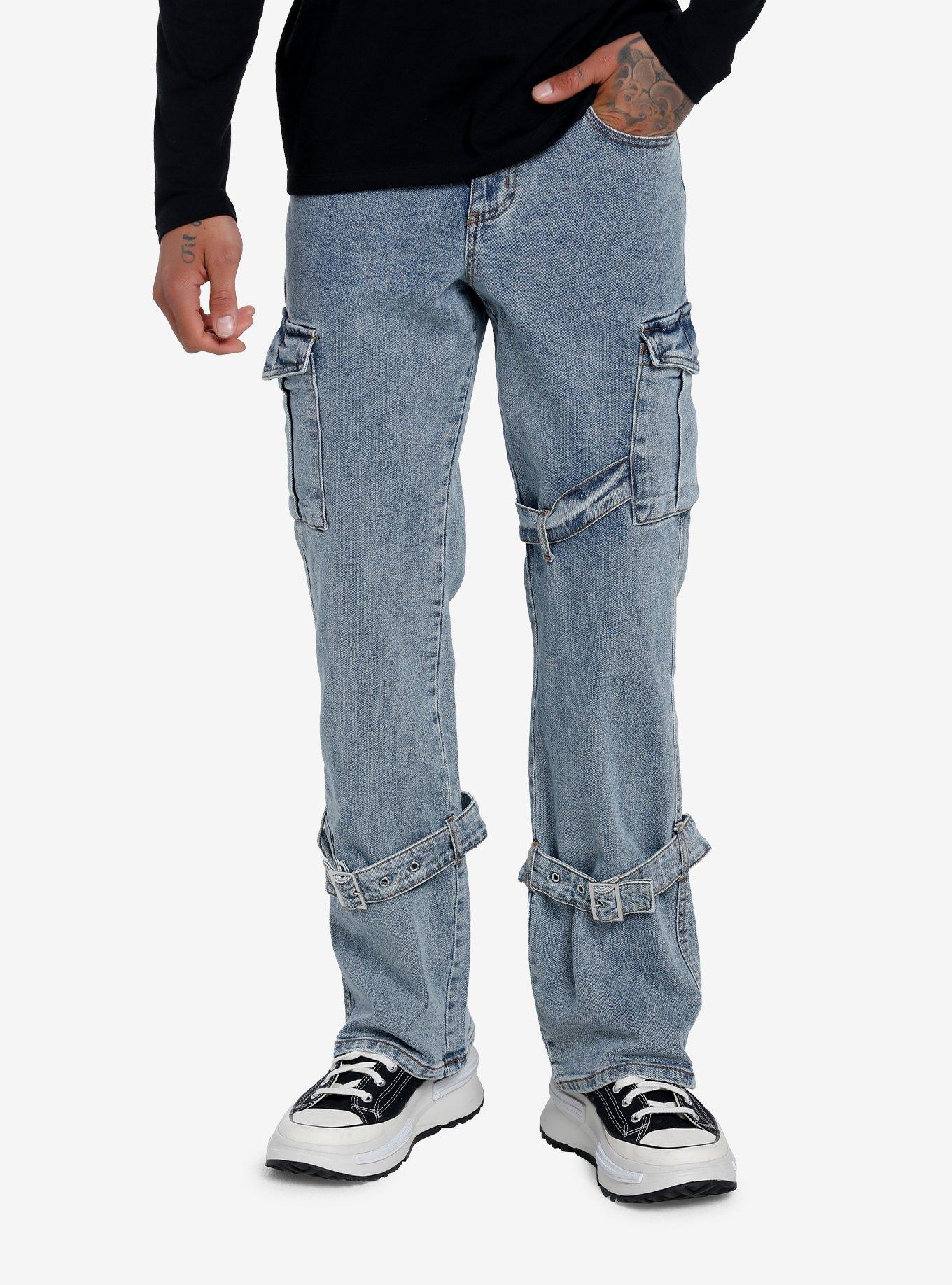 Y2K STAR BLUE FLARE JEANS - Cosmique Studio