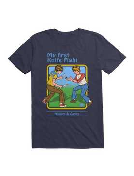 My First Knife Fight T-Shirt By Steven Rhodes, , hi-res
