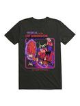 The Cat Dimension T-Shirt By Steven Rhodes, BLACK, hi-res