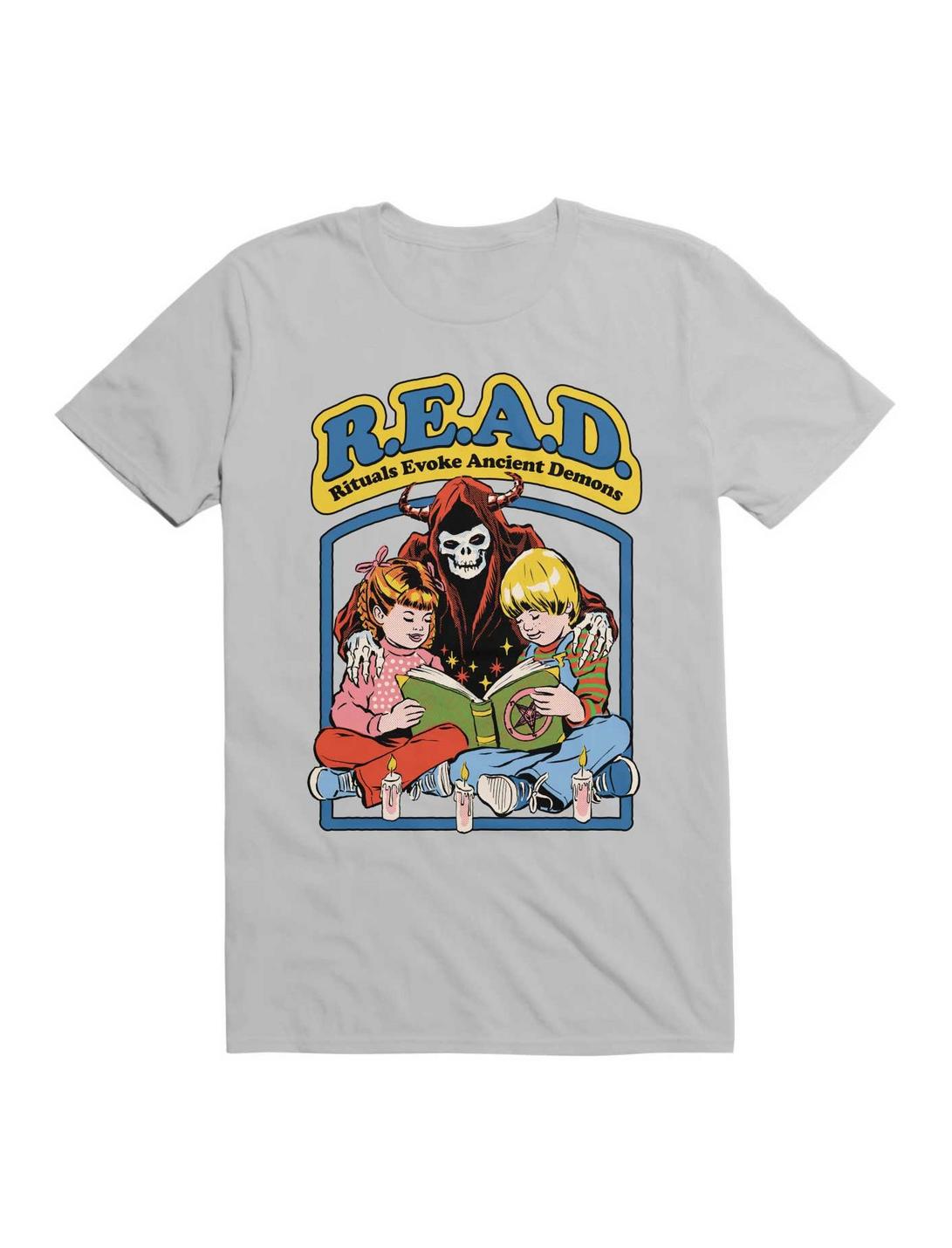 R.E.A.D. T-Shirt By Steven Rhodes, ICE GREY, hi-res