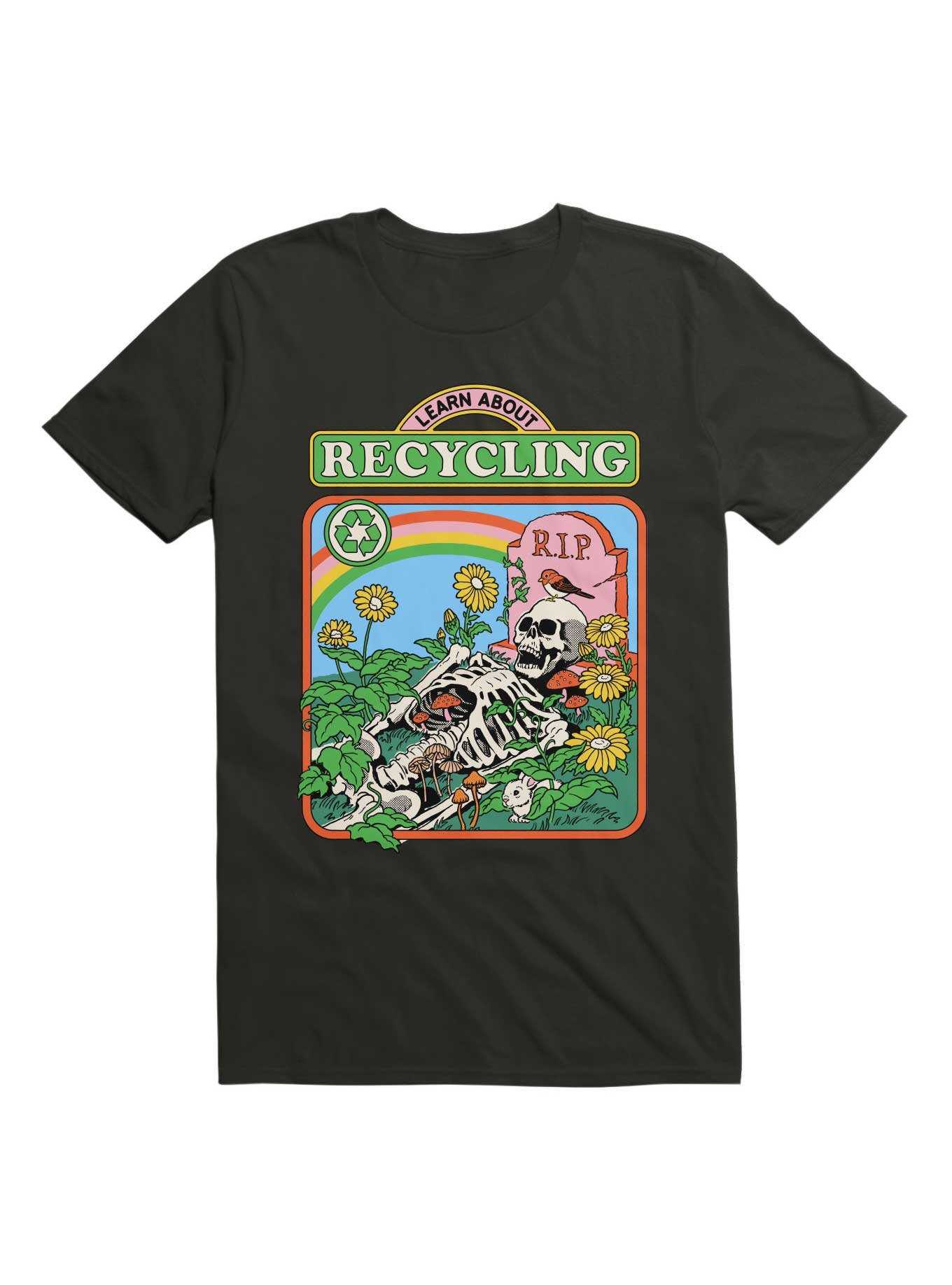 Learn About Recycling T-Shirt By Steven Rhodes, , hi-res