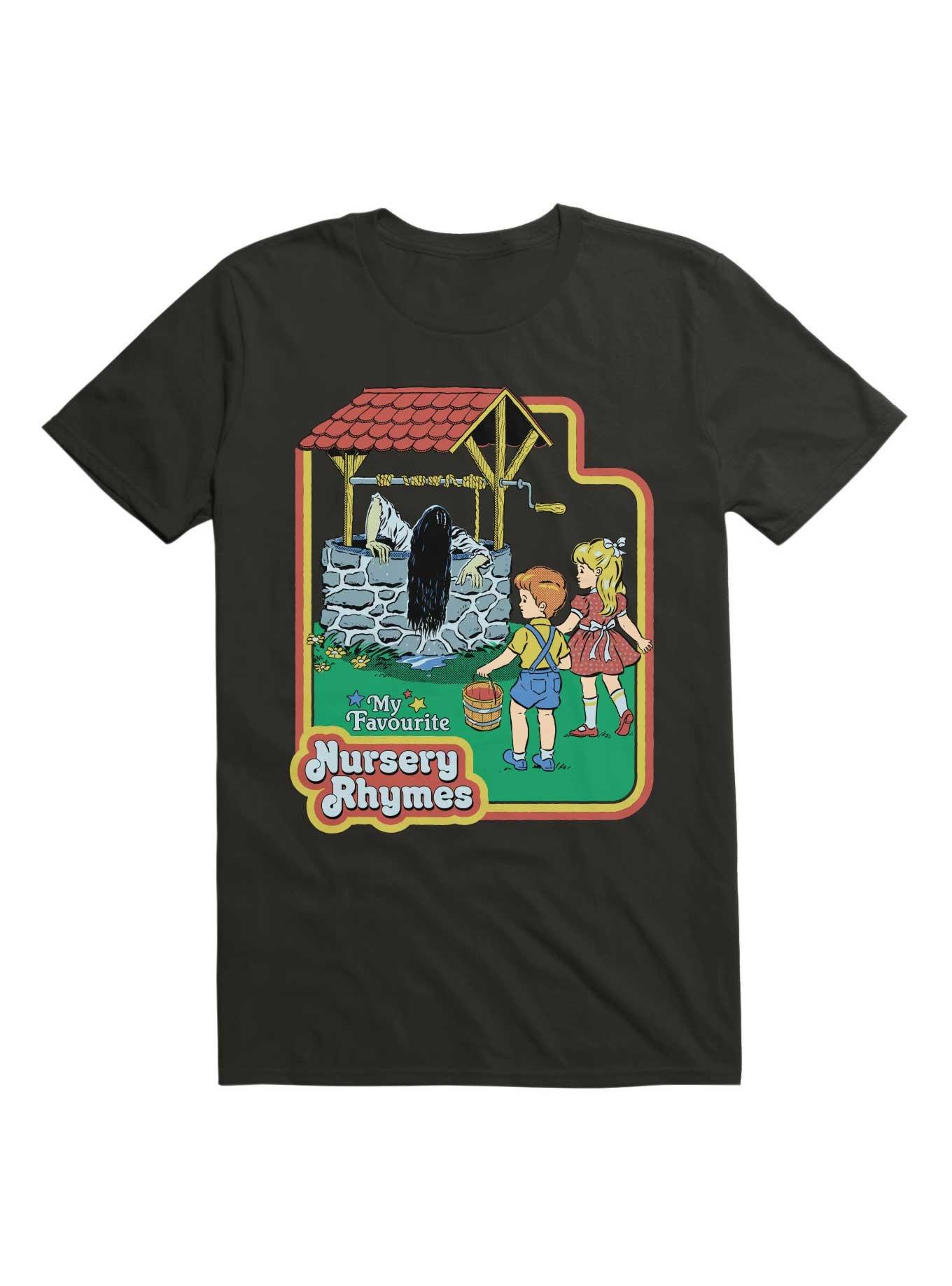 My Favourite Nursery Rhymes T-Shirt By Steven Rhodes - BLACK | Hot Topic