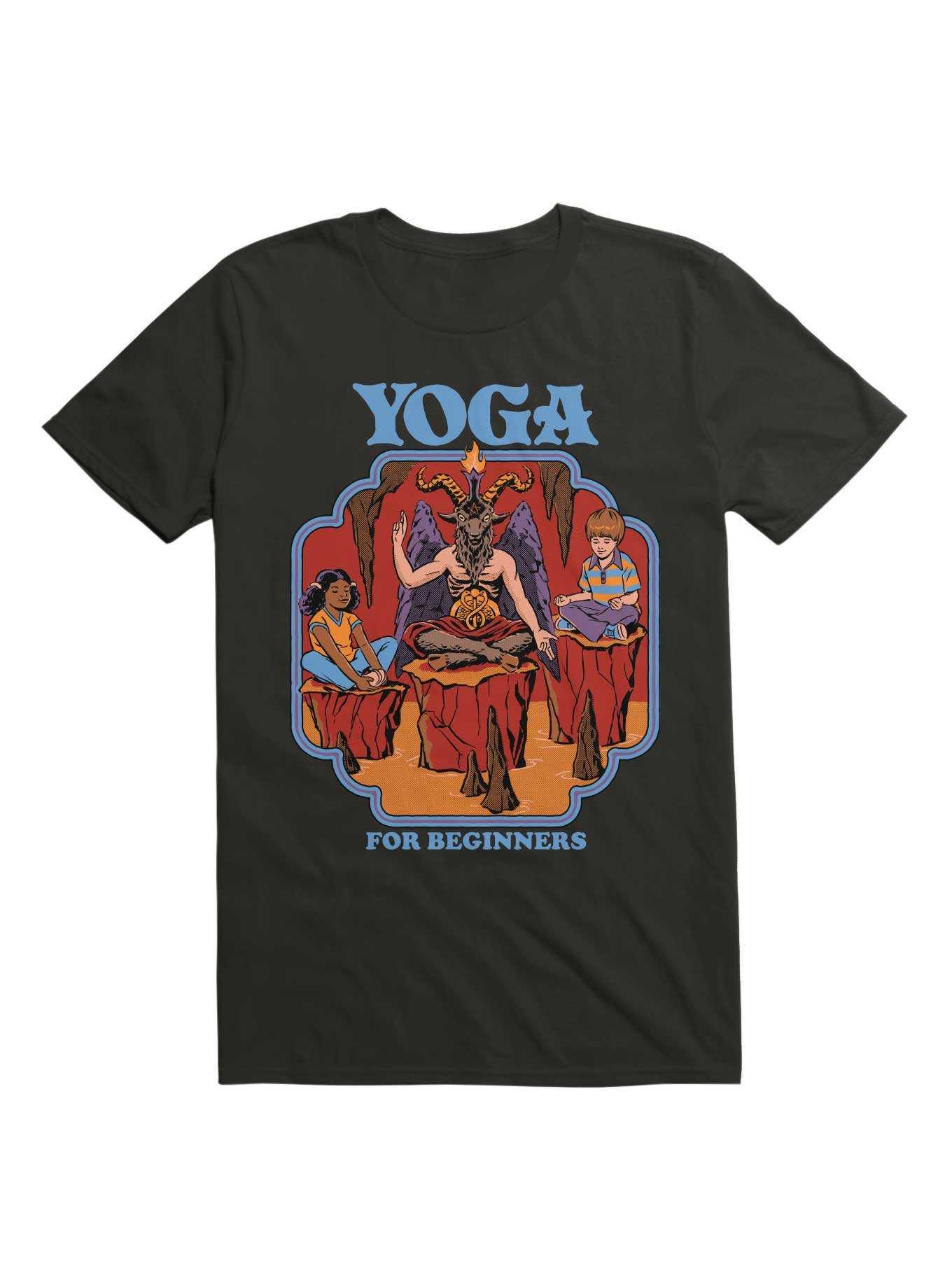 Yoga For Beginners T-Shirt By Steven Rhodes, , hi-res