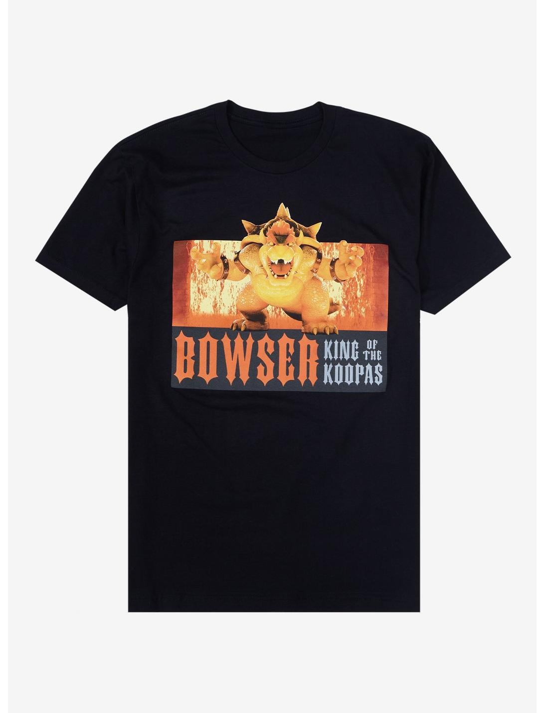 The Super Mario Bros. Movie Bowser T-Shirt, BLACK, hi-res