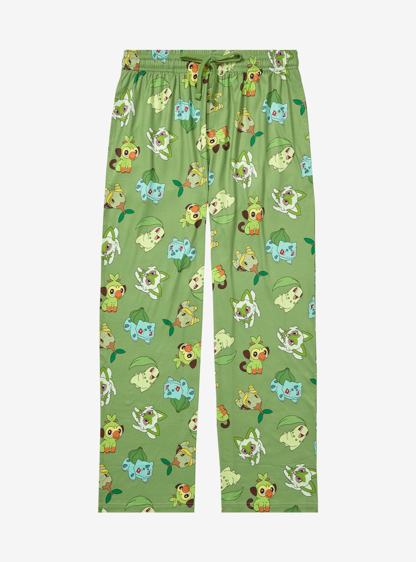 Pokemon Grass Type Allover Print Sleep Pants - BoxLunch Exclusive