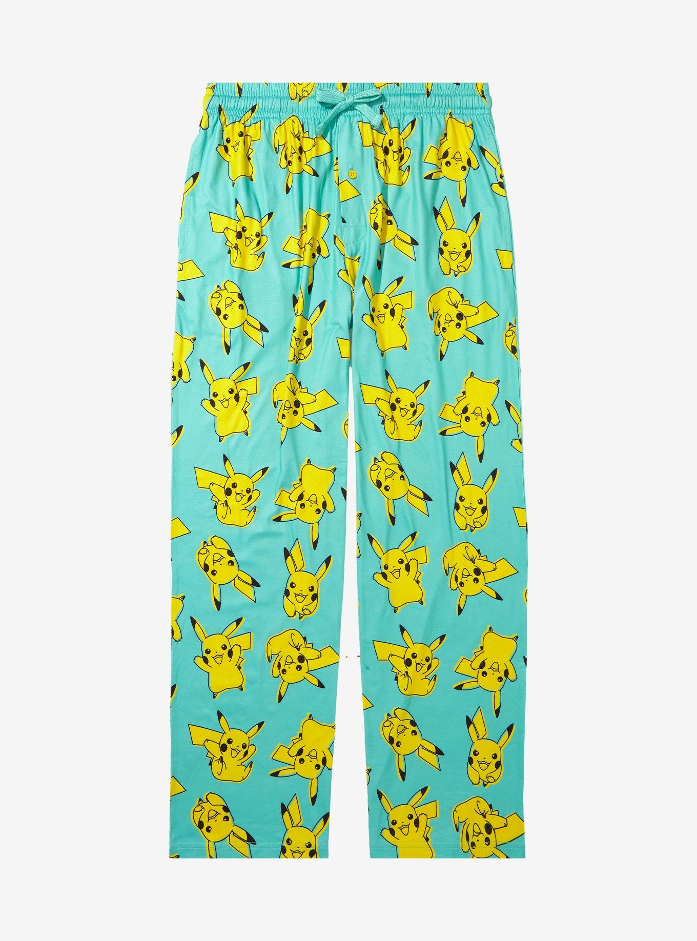 Pokemon Pikachu Expressions Allover Print Sleep Pants - BoxLunch