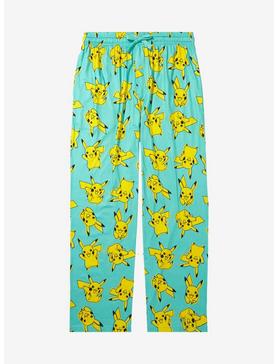 Pokémon Pikachu Expressions Allover Print Plus Size Sleep Pants - BoxLunch Exclusive, , hi-res
