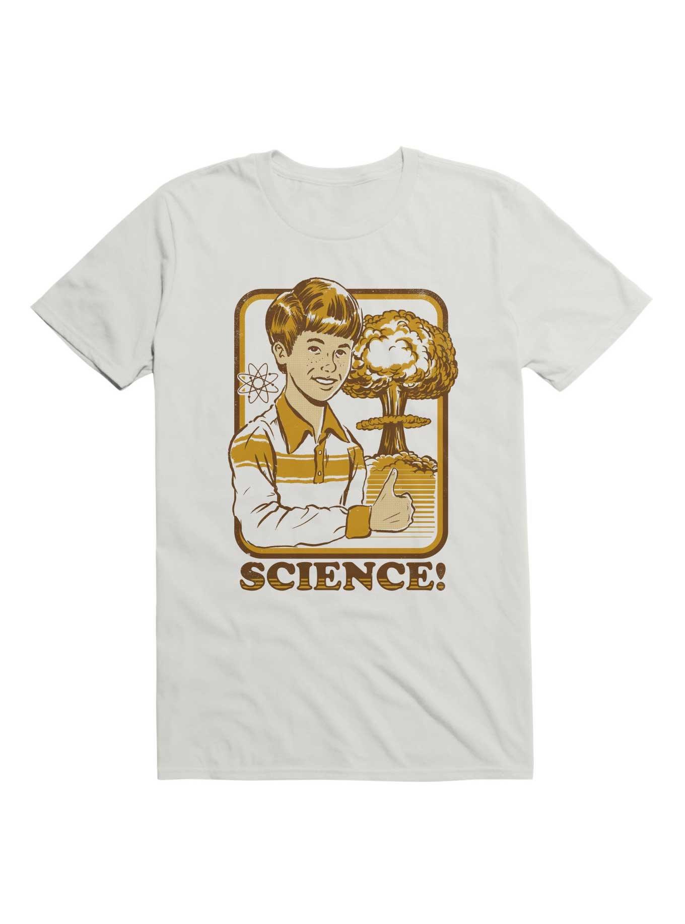 SCIENCE! Variant 2 T-Shirt By Steven Rhodes, WHITE, hi-res