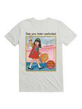 See You Later T-Shirt By Steven Rhodes, WHITE, hi-res