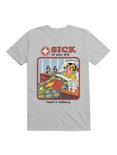 Sick of Your Sh*t T-Shirt By Steven Rhodes, ICE GREY, hi-res