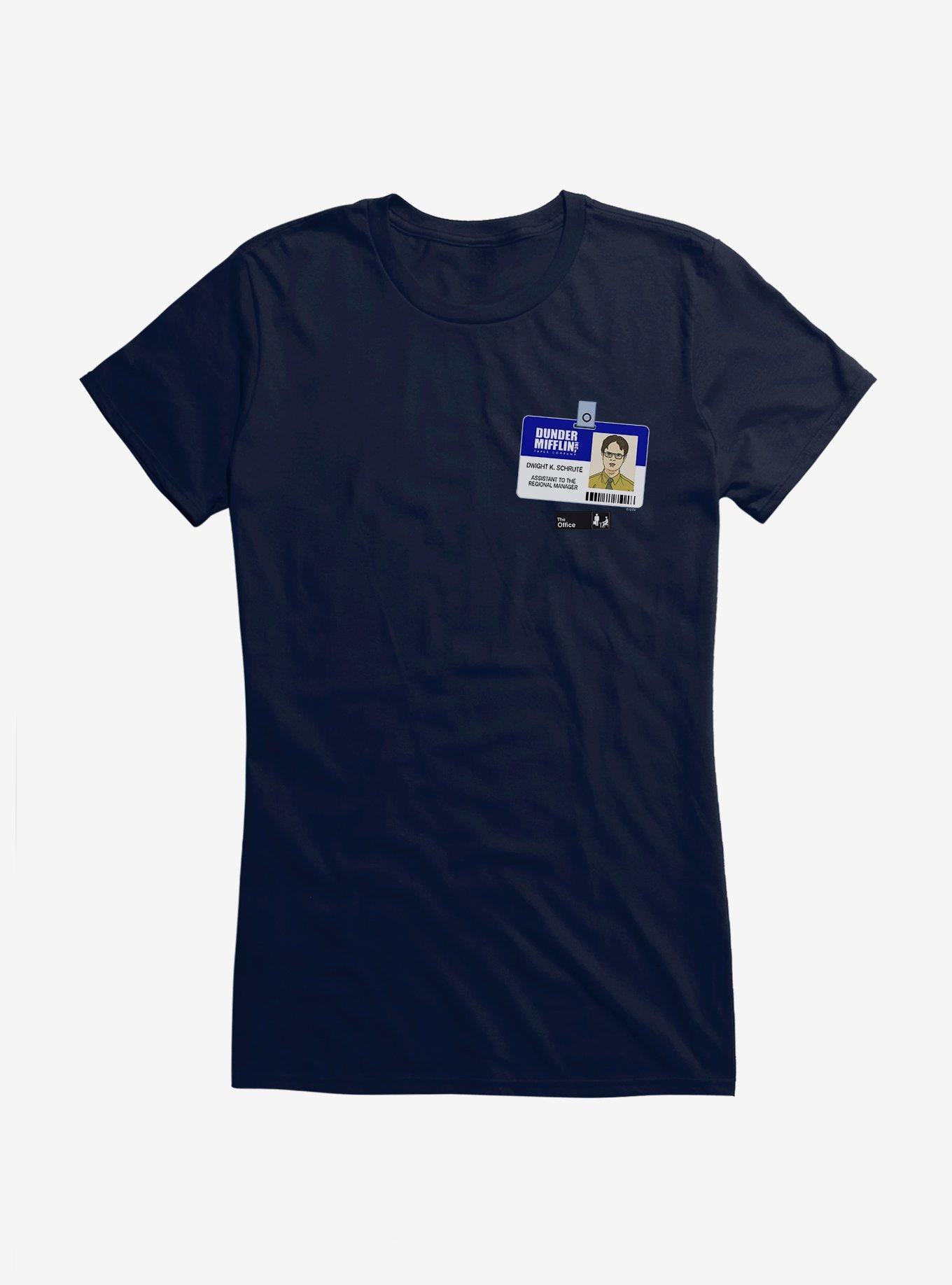 The Office Dwight Badge Girls T-Shirt, , hi-res