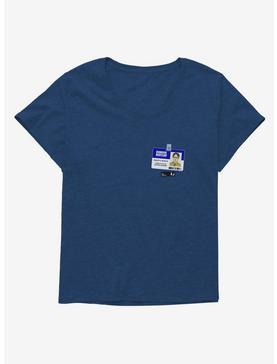 The Office Dwight Badge Girls T-Shirt Plus Size, , hi-res