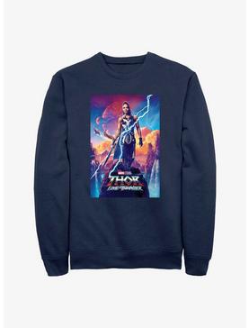 Marvel Thor: Love and Thunder Valkyrie Movie Poster Sweatshirt, , hi-res
