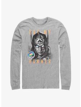Marvel Thor: Love and Thunder Eat My Hammer Dr. Jane Foster Portrait Long-Sleeve T-Shirt, , hi-res