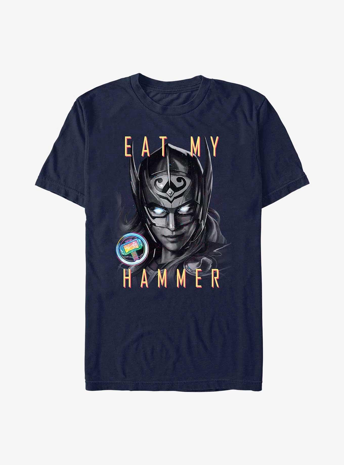 Marvel Thor: Love and Thunder Eat My Hammer Dr. Jane Foster Portrait T-Shirt, , hi-res