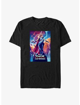 Plus Size Marvel Thor: Love and Thunder Mighty Thor Movie Poster T-Shirt, , hi-res