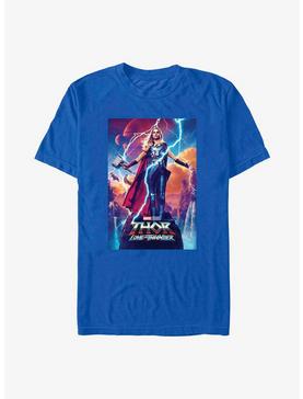Plus Size Marvel Thor: Love and Thunder Mighty Thor Movie Poster T-Shirt, , hi-res
