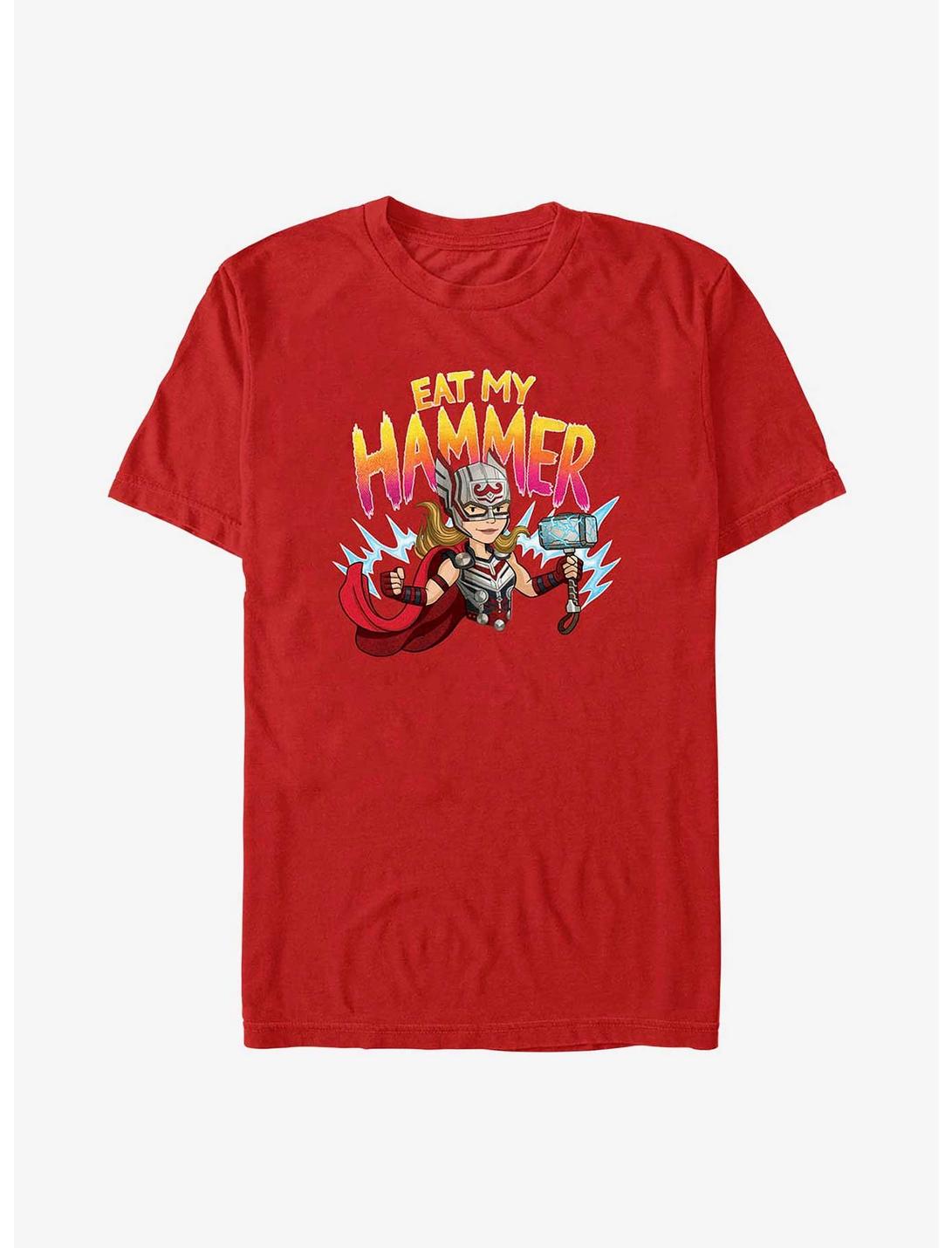 Marvel Thor: Love and Thunder Mighty Thor Eat My Hammer T-Shirt, RED, hi-res