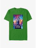Marvel Thor: Love and Thunder Valkyrie Movie Poster T-Shirt, KELLY, hi-res