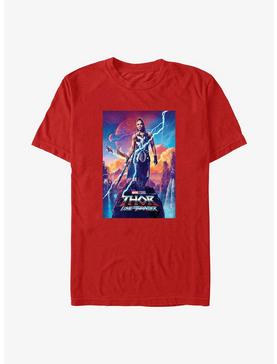 Plus Size Marvel Thor: Love and Thunder Valkyrie Movie Poster T-Shirt, , hi-res