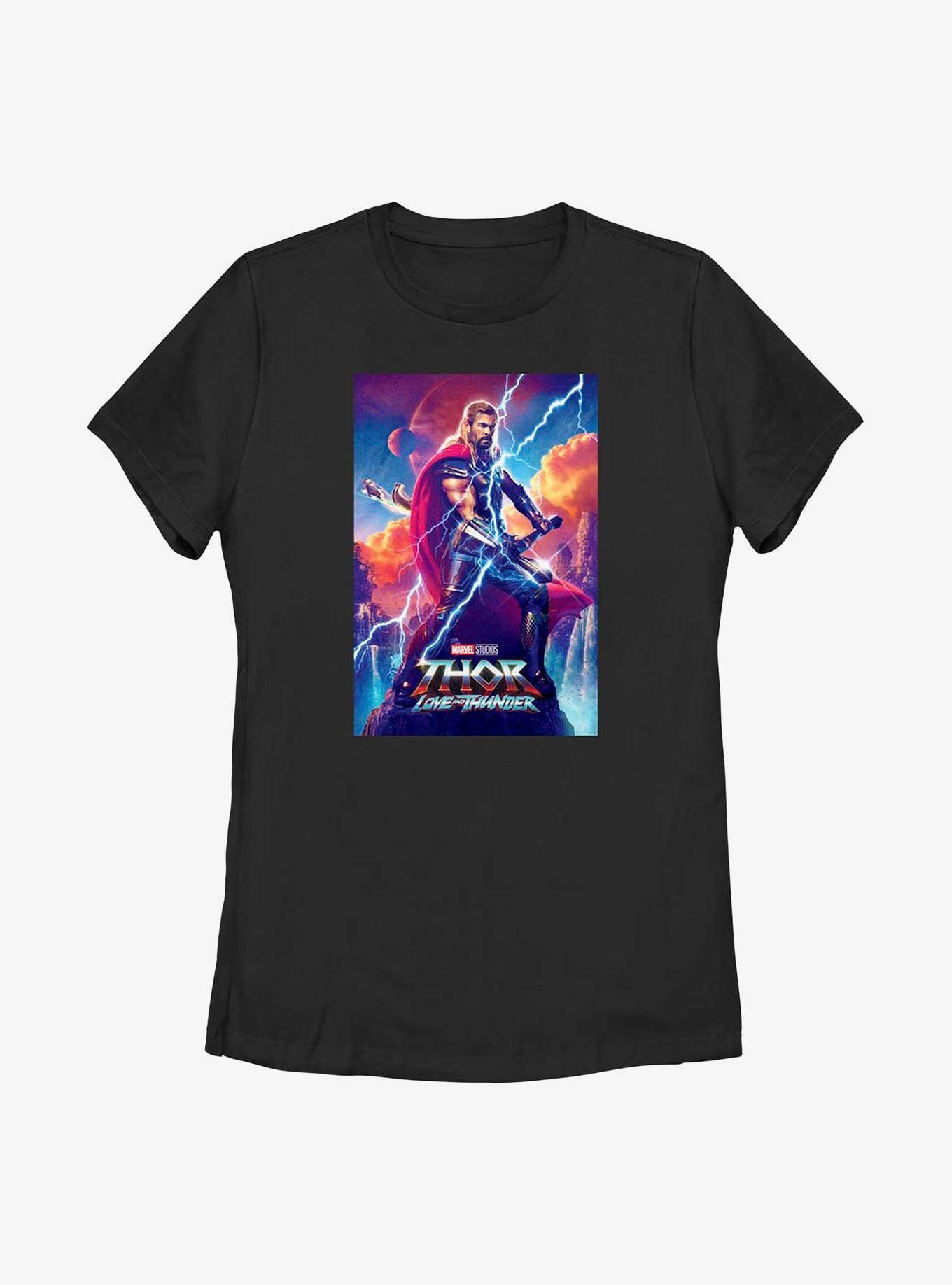 Marvel Thor: Love and Thunder Asgardian Movie Poster Womens T-Shirt, , hi-res