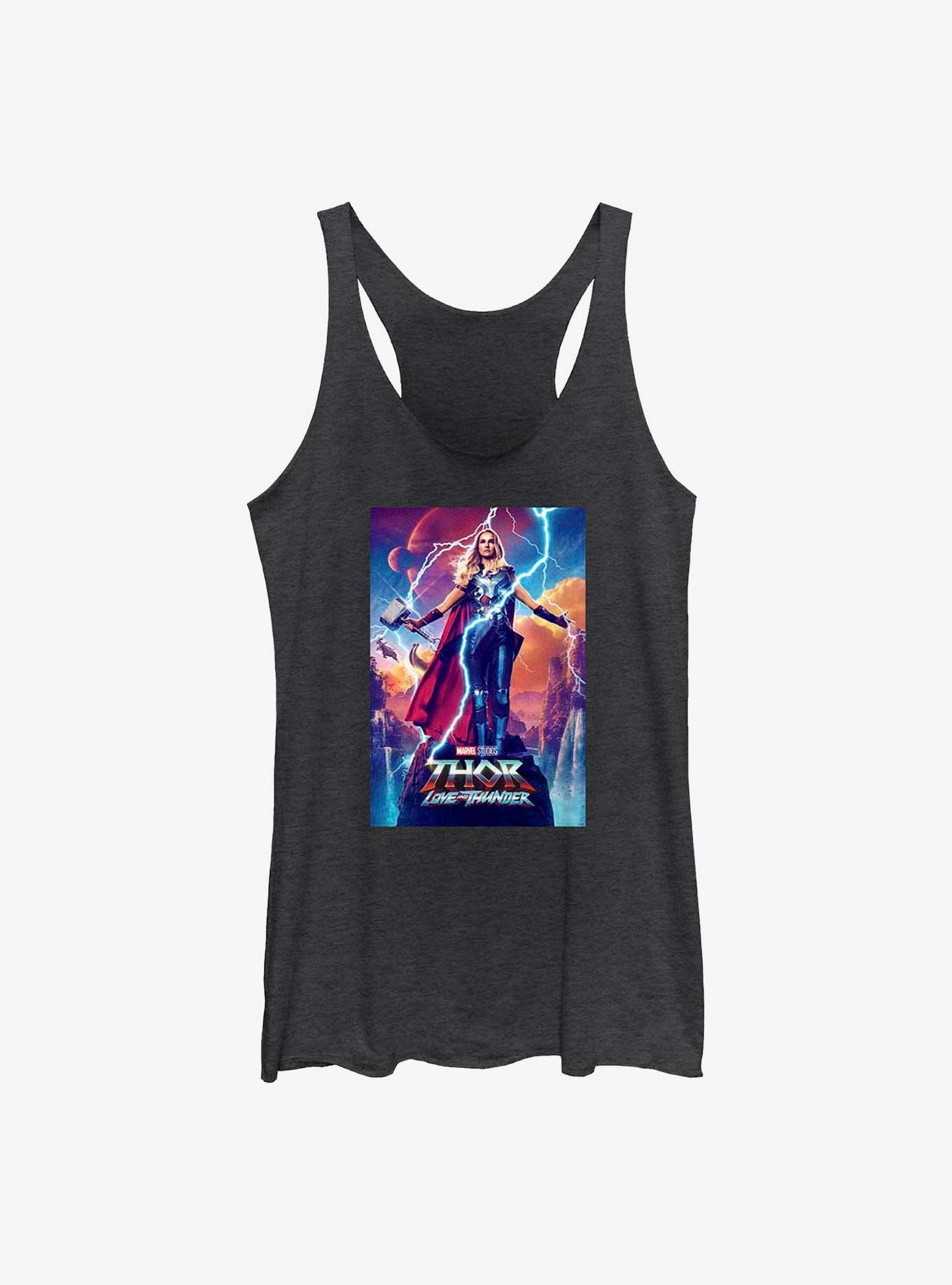 Marvel Thor: Love and Thunder Mighty Thor Movie Poster Womens Tank Top, , hi-res