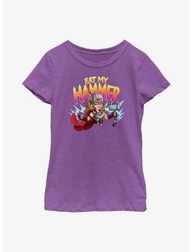 Marvel Thor: Love and Thunder Mighty Thor Eat My Hammer Youth Girls T-Shirt, , hi-res