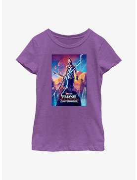 Marvel Thor: Love and Thunder Valkyrie Movie Poster Youth Girls T-Shirt, , hi-res