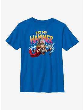 Marvel Thor: Love and Thunder Mighty Thor Eat My Hammer Youth T-Shirt, , hi-res